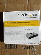 StarTech.com 7.1 USB Sound Card - External Sound Card for Laptop with SPDIF picture
