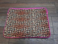 The Macbeth Collection Laptop Sleeve Case Animal Print Pattern Zip Handles 15 In picture
