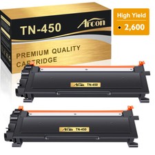 2x TN450 Toner Compatible with Brother HL-2135W HL-2280DW HL-2240 2240L 2240D picture