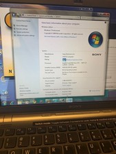 🍎🍎SONY VAIO VGNZ570 LAPTOP VISTA BUSINESS 2009+ORIGINAL RECEIPTS EXC COND🍎🍎 picture
