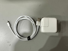 Apple 12w USB Charger Adapter for iPhones with lightning cable included picture