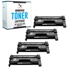 4-Pack CMYi Replacement 58A Printer Toner Cartridge for HP LaserJet Pro M404dn picture