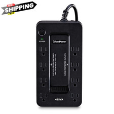 CyberPower ST425 Standby UPS Battery Backup and Surge Protector, 425VA, Black picture