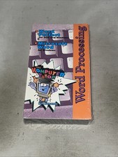 WORD PROCESSING - The Komputer Tutor -  Word Perfect Microsoft (VHS,1993) NEW picture