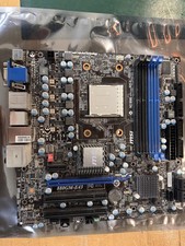 MSI 880GM-E41, Socket AM3, AMD Motherboard Used In Good Condition. picture