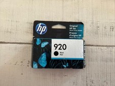 Genuine HP 920 Black Ink Cartridge Sept 2022 picture