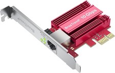 New - BrosTrend 10GB PCIe Network Card for PC Desktop Gaming picture