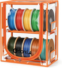 2 Tier 3D Printer Filament Storage Rack with Transparent Dustproof Cover, 12 picture