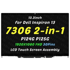 13.3in LCD Touch Screen Assembly FHD for Dell Inspiron 13 7306 2n1 P124G 0DK1K2 picture