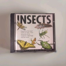INSECTS Vintage PC/Mac CD-ROM (1998 Mars Software) Complete Broken Jewel Case picture