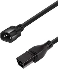 C14 to SAF-D-Grid T-Latch Power Cord, SAF-D-Grid T-Latch Plug to IEC 320 C14 Pow picture