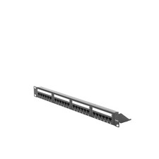 LinkedPRO LPPP607 19-inch Patch Panel UTP Cat6, 24-Port, 1U with Cable Organizer picture