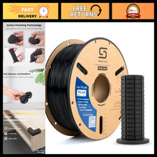 Flexible TPU 3D Printer Filament - Active Foaming, Black, 1kg for High-Quality P picture