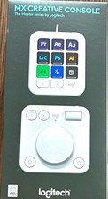 Logitech MX Creative Console Programmable Keypad Control Pad & Dial White picture