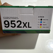 Ezink 952XL Compatible Inkjet Ink Cartridges 4-Pack BK C M Y For HP picture