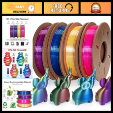 Color Changing PLA 3D Printer Filament Bundle 1.75mm Multi Pack 4 Spools 250g picture