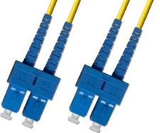 7M OS2 Singlemode Duplex Fiber Optic Cable 9/125 SC Yellow Patch Cable Network picture