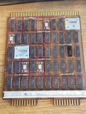 Vintage Honeywell H8200 Mainframe Circuit Board Module 1972 Gold IC Flat Packs 2 picture