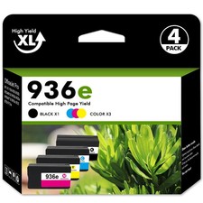 4PK 936e Ink Cartridges Compatible For HP 936XL OfficeJet Pro 9125e 9135e 9730e picture
