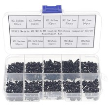 500PCS Metric M2 M2.5 M3 Laptop Notebook Computer Screws Kit | Phillips Thin Fla picture