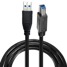 NTQinParts USB3.0 PC/Mac Data Transfer Sync SuperSpeed Cable 5 feet, Black picture
