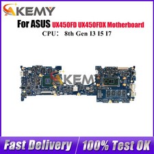 UX450FDX Laptop Motherboard For ASUS UX450FD Mainboard W/ I3 I5 I7 CPU tests OK picture