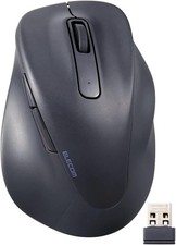 ELECOM EX-G 2.4GHz Silent Wireless Mouse, M, Black, M-XGM30DBSKBK picture