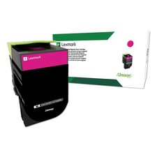 Lexmark 80C1HM0 High-Yield Toner, 3000 Page-Yield, Magenta picture