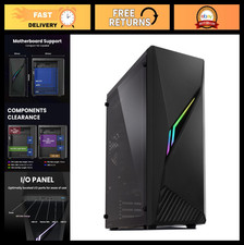 ATX Mid-Tower Gaming PC Case - Stylish Design, Excellent Cooling, Easy Assembly picture