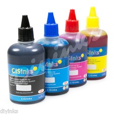 Universal Compatible Refill Ink Bottle Set for CISS Refillable Cartridges Inkjet picture