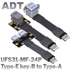 ADT-Link USB3.0 Dual Type-A Female to Type-E Key-B Male Cable for Motherboard picture