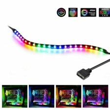 ARGB Addressable RGB LED Strip Light 3Pin Header PC WS2812B Rainbow Digital lot picture
