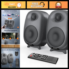 60W Powered Computer Speakers for Desktop PC, High-Quality Sound, USB & AUX Inpu picture