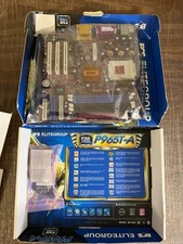 ECS Elitegroup Motherboard Lot – P965T‑A Box + PCChips M810D Board picture