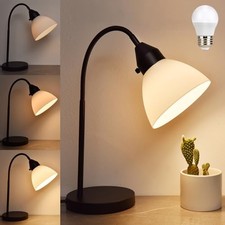 LED Desk Lamp for Home Office, 3 Levels Dimmable Reading Light, Flexible Black picture