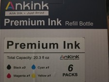 Ankink - 2 Boxes Of Premium Ink (6 Pack) For Epson Ecotank 2000s  picture
