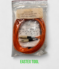 SCSC-3M 3 METER OM1 SC/SC DUPLEX MULTI MODE 62.5/125 FIBER OPTIC CABLE  (Qty 4) picture