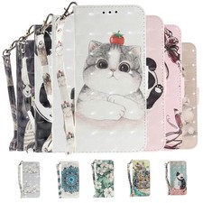 Panda Cat Flower Dog Wallet Cover Case for OnePlus 13 15 9 Nord CE5 5 ACE 6 N30 picture