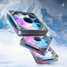 AsiaHorse AMICI5GT RGB PC Fans, Infinity Mirror ARGB Fans HDB Bearing Fan Spe... picture