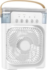 3-in-1 Mini Mist Cooling Fan with Humidifier and 7-Color LED Light picture