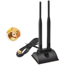 Compact Dual Band RP-SMA Antenna - Upgrade Your WiFi Router's Performance picture
