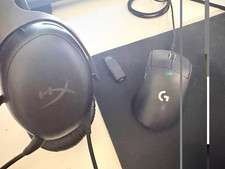 Logitech G Pro X SUPERLIGHT 2 DEX and HyperX Cloud III WIRED GAMING HEADSET picture