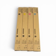 Genuine Sharp MX-27NT Toner Cartridge Full Set (B, C, M, Y) OEM Factory Sealed picture