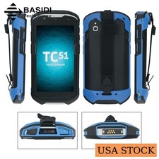 🔥Blue Protective Case Cover Handstrap Rugged Boot For Zebra TC51 TC52 TC56 TC57 picture