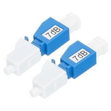 2PCS Fiber Attenuator 7dB LC/UPC, Single Mode Fixed Male to Female Attenuator picture