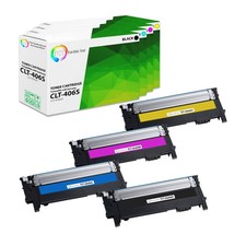 TCT 4PK CLT406S Color Toner Cartridge Set For Samsung CLP 360 365 CLX 3300 3305 picture