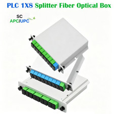 FTTH 1x8 PLC Splitter Box SC APC UPC Singlemode Fiber Optical Splitter picture
