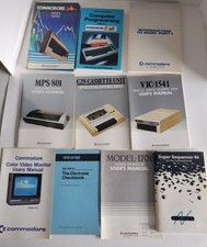 Commodore 64 User Guides & Manuals Lot picture