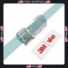 40 Pack Self-Adhesive Cable Clips - Clear Wire Management Organizers picture