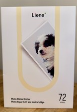 Liene SD42 72 sheets Photo paper 4x6 & InkCartridge for PixCut S1 White picture
